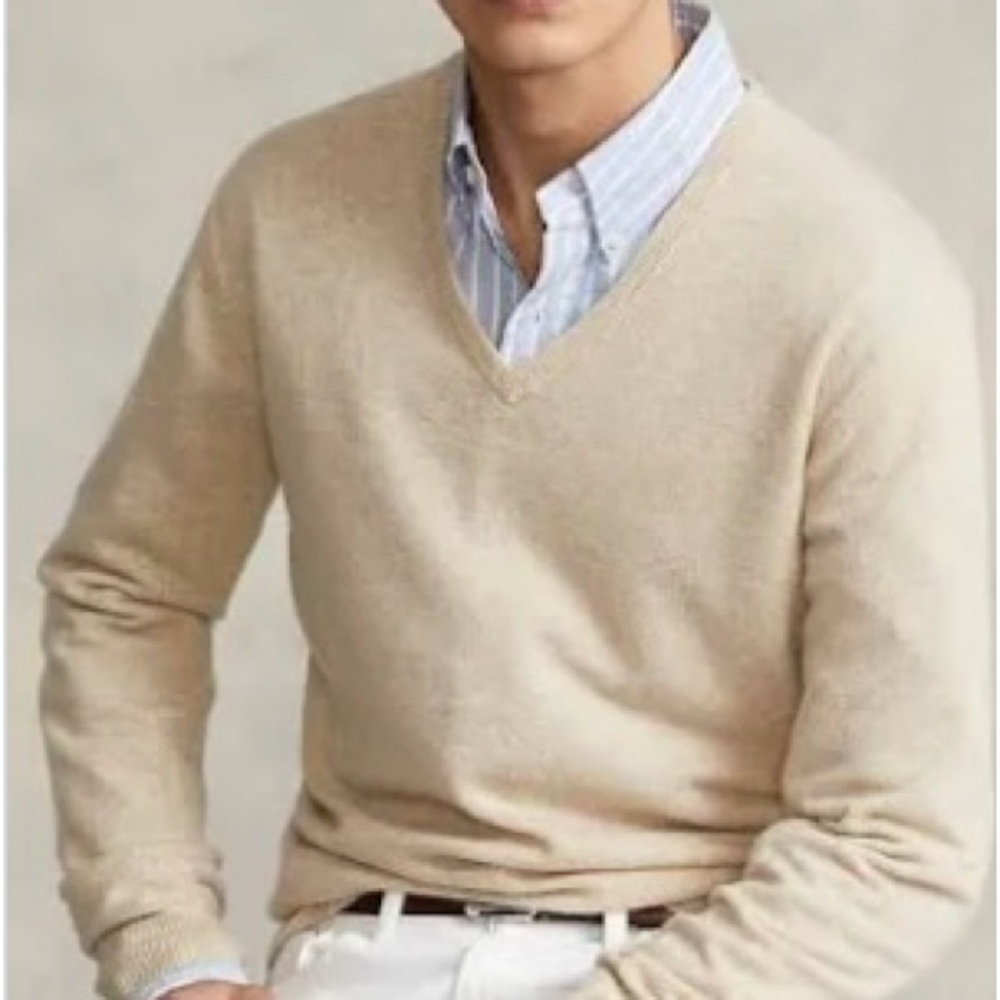 Luxury Cashmere V-neck Sweater